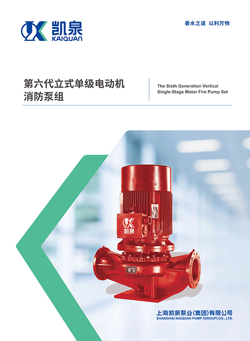 第六代立式電動機(jī)消防泵組